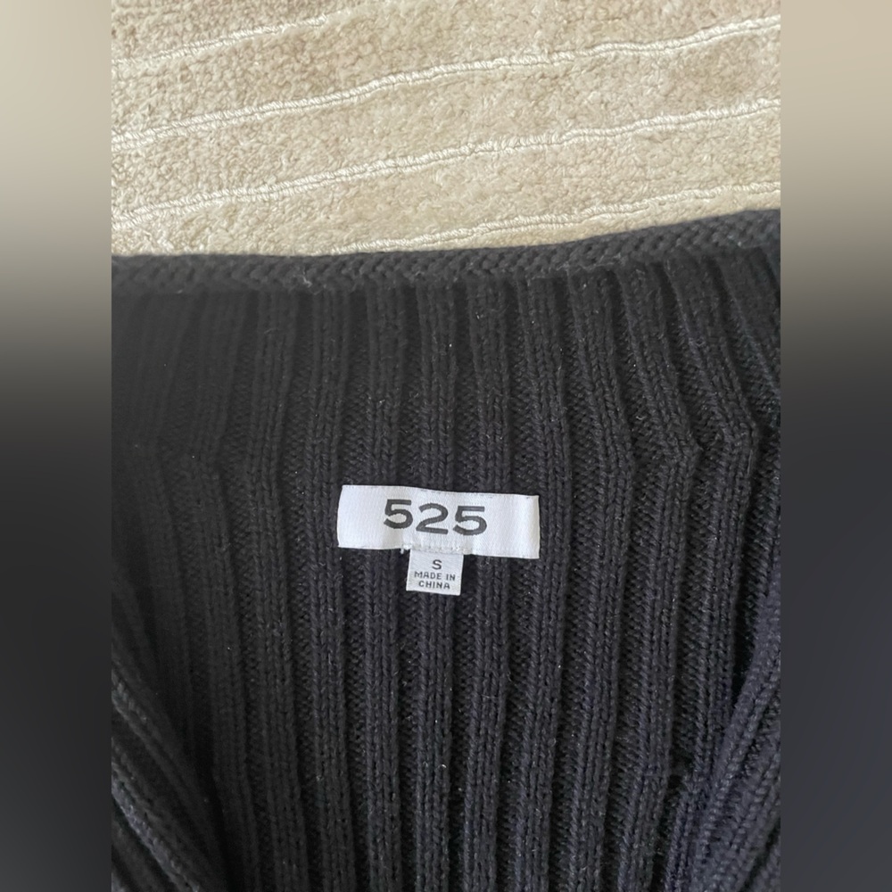 525 Ribbed Knit Zip Cardigan - Picture 5 of 7